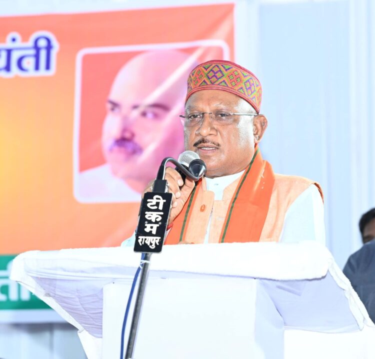 डॉ. श्यामा प्रसाद मुखर्जी शुरू से धारा 370 के विरोधी थे : मुख्यमंत्री विष्णुदेव साय