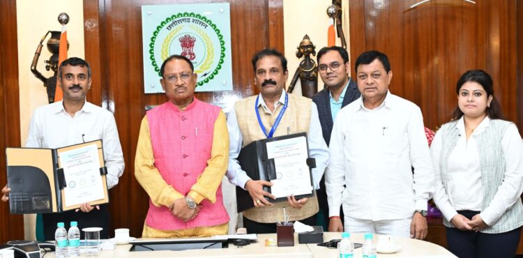 राष्ट्रीय स्तर के निर्यात सुविधा केन्द्र और उद्यमिता प्रशिक्षण केन्द्र की स्थापना से छत्तीसगढ़ के विकास को मिलेगी गति: मुख्यमंत्री विष्णु देव साय