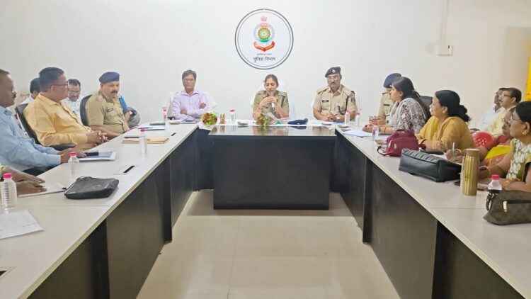 SP भावना गुप्ता की अध्यक्षता में जिले के सभी स्कूल- कॉलेजों में छात्रों की सुरक्षा को लेकर एक दिवसीय कार्यशाला का हुआ आयोजन