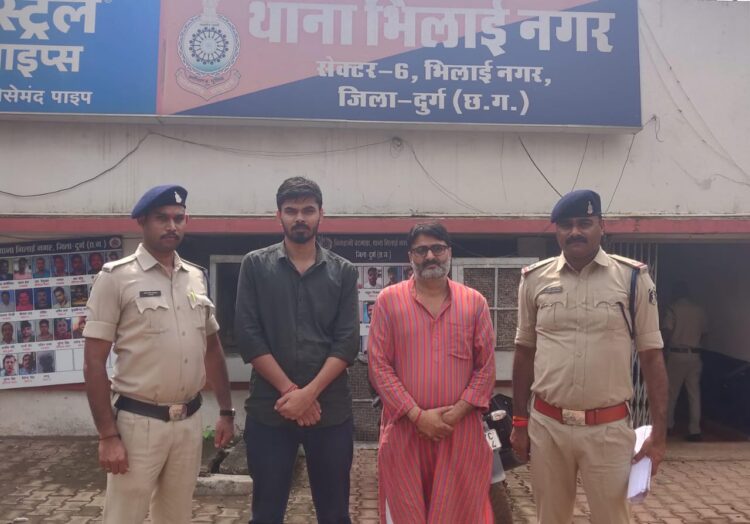 शराब व्यापार मे पैसे लगाने पर अधिक मुनाफा देने का झांसा देकर 41.99 लाख रुपये की ठगी करने वाले पिता- पुत्र गिरफ्तार