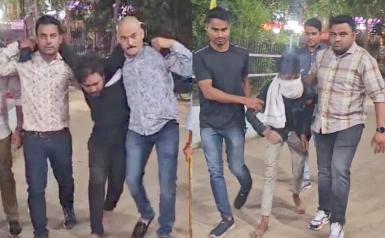 केंद्रीय जेल रायपुर के सामने फायरिंग करने वाले दो आरोपी को पुलिस ने धरदबोचा