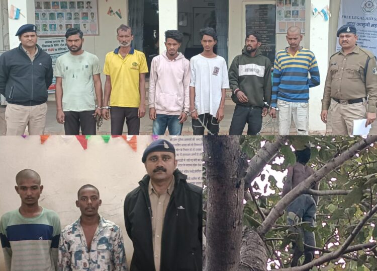 पुरानी भिलाई पुलिस की ताबड़तोड़ कार्यवाही: लूट के दो आरोपी को किया गिरफ्तार, 6 पर की प्रतिबंधात्मक कार्यवाही