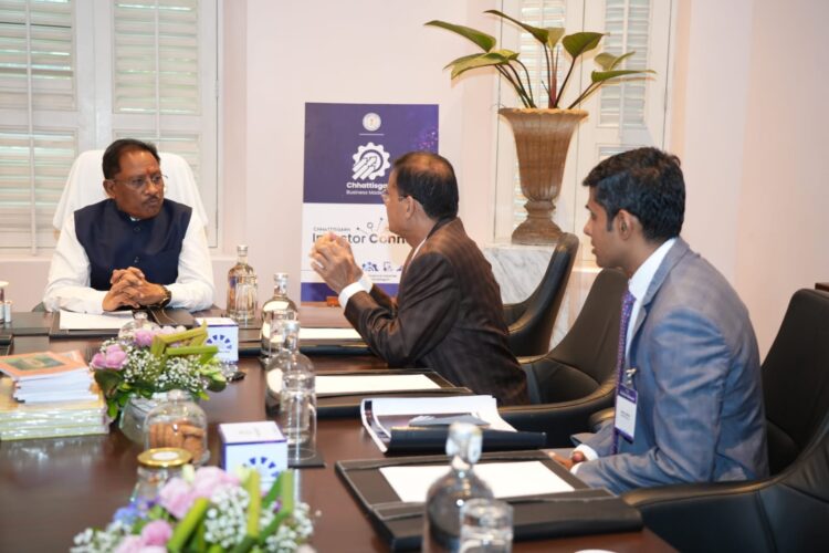 मुख्यमंत्री विष्णुदेव साय से मिले आईईएसए अध्यक्ष: इलेक्ट्रॉनिक्स और सेमीकंडक्टर क्षेत्र में निवेश को लेकर हुई चर्चा, टेक्सटाइल उद्योग में निवेश करेगा Klene Paks
