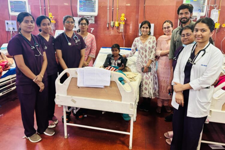 अम्बेडकर अस्पताल में संघर्ष से सफलता की प्रेरणादायक कहानी: उपचार की विजयगाथा, नन्हें योद्धा हर्ष की प्रेरक यात्रा