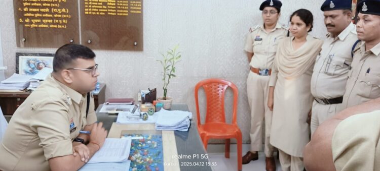 एसपी सिद्धार्थ तिवारी ने कोतवाली थाने का किया औचक निरीक्षण