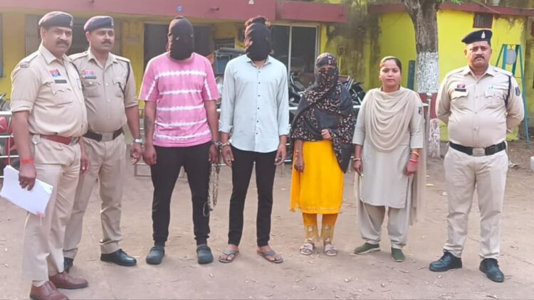 अपहरण करने वाले 03 आरोपी पकड़ाये, प्रेमिका अपने प्रेमी के साथ मिलकर षडयंत्र कर दिया था घटना को अंजाम