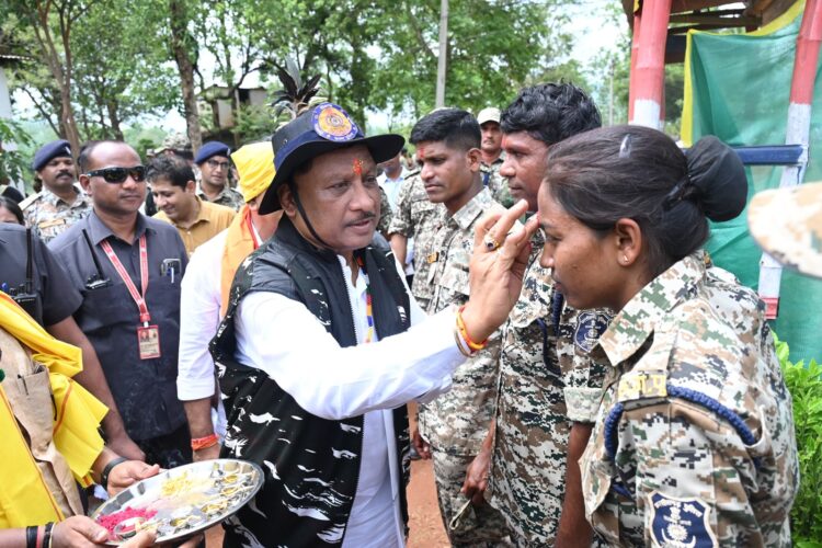 जवानों के बुलंद हौसलों से मिटेगा नक्सलवाद का कलंक: मुख्यमंत्री विष्णु देव साय
