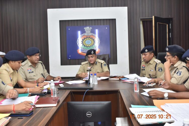 SSP विजय अग्रवाल ने जिले के समस्त राजपत्रित अधिकारियों की बैठक लेकर 14 बिंदुओं पर की चर्चा
