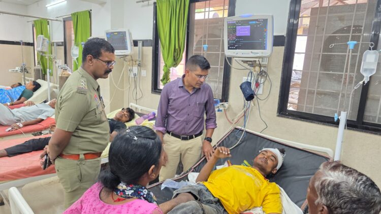 सड़क दुर्घटना के दौरान कार में शार्टसर्किट से लगी भीषण आग: 4 की मौत, 2 घायल
