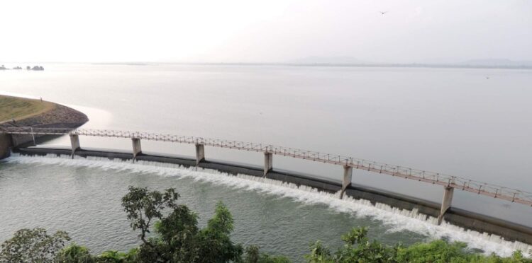 राज्य के सिंचाई जलाशयों में 50 फीसद जलभराव, खारंग डेम और खपरी जलाशय हुए लबालब