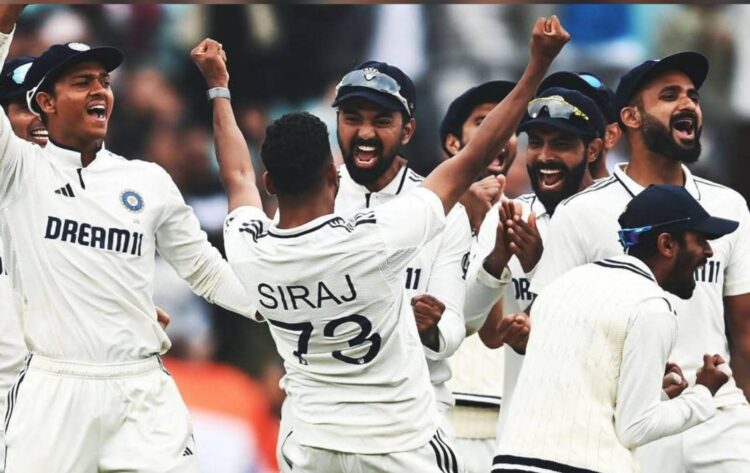 ओवल में टीम इंडिया की रोमांचक जीत, इंग्लैंड को 6 रन से हराकर टेस्ट सीरीज 2-2 से किया बराबर