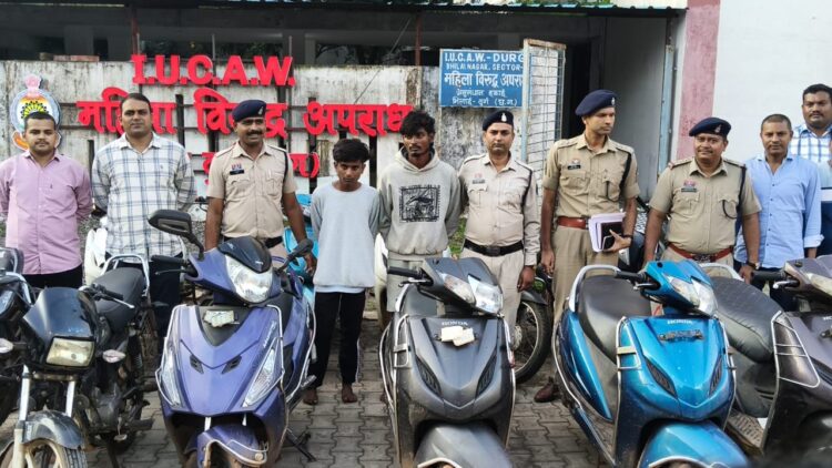 चोरी की 19 नग दोपहिया वाहन के साथ आरोपी गिरफ्तार, खरीदने वालों के विरूद्ध भी की गई कार्यवाही