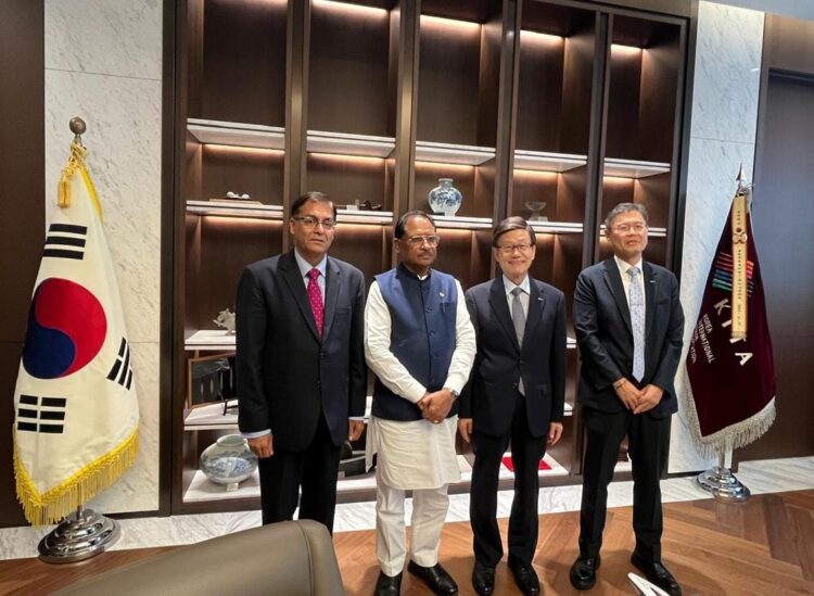 दक्षिण कोरिया के कोरिया इंटरनेशनल ट्रेड एसोसिएशन से मुख्यमंत्री विष्णुदेव साय की सार्थक मुलाकात