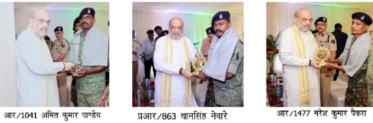 एसटीएफ के तीन जवानों को गृहमंत्री ने किया सम्मानित, एसपी त्रिलोक बंसल ने बढ़ाया मनोबल