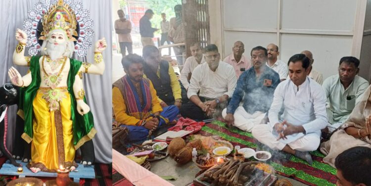 भिलाई-चरोदा निगम में हर्षोल्लास के साथ मनाया गया भगवान विश्वकर्मा जयंती