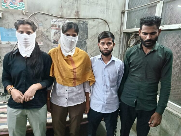 प्रायवेट कंपनी का प्रोडक्ट बिक्री करने एवं मेम्बरशिप लेने के नाम पर ठगी करने वाली 2 महिला सहित 4 आरोपी गिरफ्तार