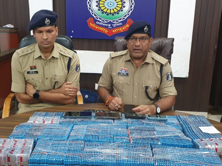ऑपरेशन “विश्वास” के तहत दुर्ग पुलिस को नशा के विरुद्ध मिली बड़ी सफलता