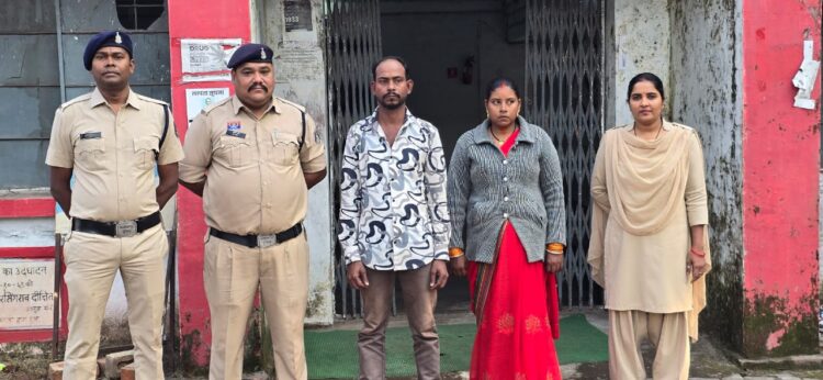 8 लाख की चोरी करने वाली नौकरानी पकड़ाई, नगद और सोना-चांदी ज्वेलरी चोरी कर अपने पति को दी