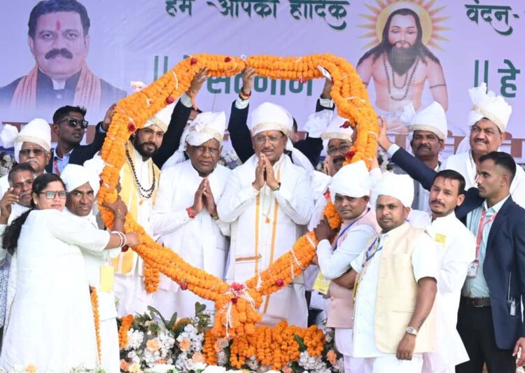 गुरु घासीदास बाबा ने समाज को समानता, सद्भाव और मानवता का दिया संदेश: मुख्यमंत्री विष्णु देव साय