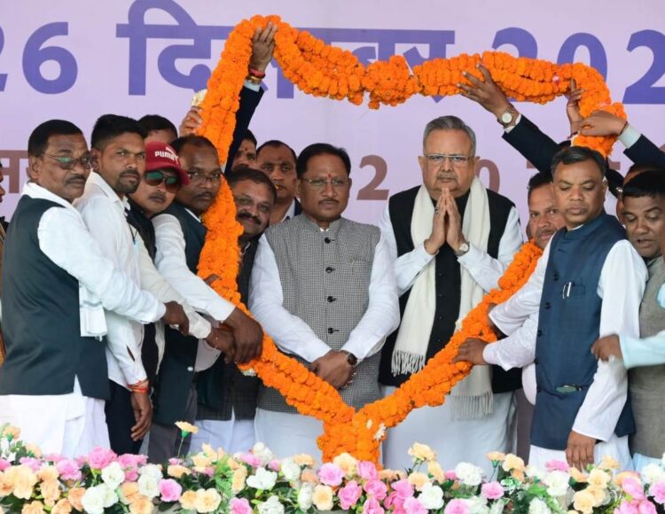 डबल इंजन सरकार से नक्सल क्षेत्रों में विकास की रफ्तार तेज़ : मुख्यमंत्री विष्णुदेव साय