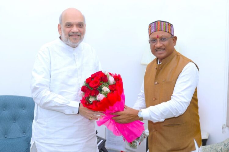 छत्तीसगढ़ के विकास और सुरक्षा के मुद्दे पर मुख्यमंत्री विष्णु देव साय की केंद्रीय गृहमंत्री अमित शाह से हुई महत्वपूर्ण मुलाकात