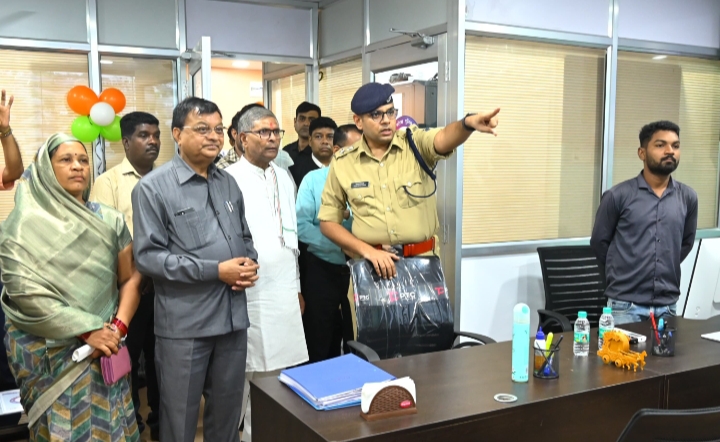 अपराध रोकथाम और अन्वेषण के लिये लगे 336 सीसीटीवी कैमरे, इंटीग्रेटेड कमांड और कंट्रोल सेंटर का हुआ लोकार्पण