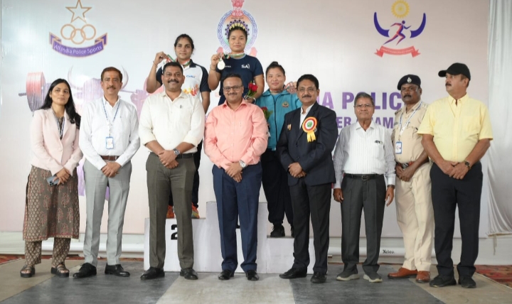 प्रथम अखिल भारतीय पुलिस वेटलिफ्टिंग क्लस्टर 2024-25 के तृतीय दिवस का सफल आयोजन
