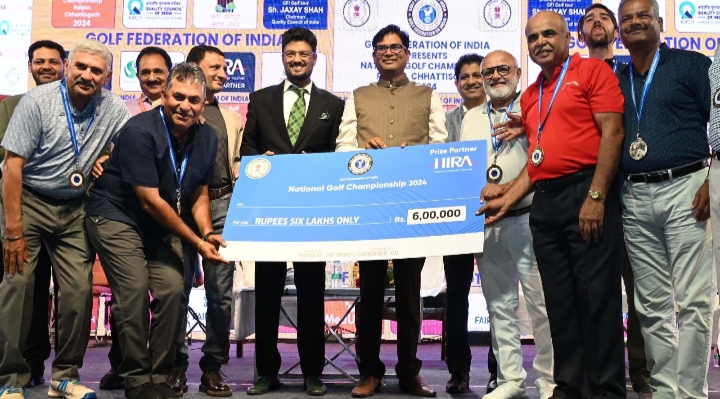 नवा रायपुर में 24 से 26 अक्टूबर तक नेशनल गोल्फ चैंपियनशिप का हुआ आयोजन