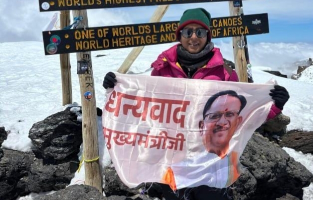 मुख्यमंत्री विष्णु देव साय ने पर्वतारोही निशा यादव को किलिमंजारो फतह पर दी बधाई