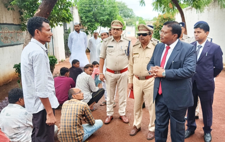 प्रधान जिला एवं सत्र न्यायाधीश ने किया केन्द्रीय जेल दुर्ग का निरीक्षण, दिए कई दिशा निर्देश