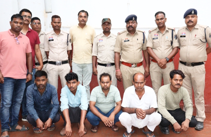 युवती कों काम दिलाने का झांसा देकर मानव तस्करी की घटना कारित करने के मामले मे 4 अंतर्राज्यीय आरोपी सहित 7 आरोपी गिरफ्तार