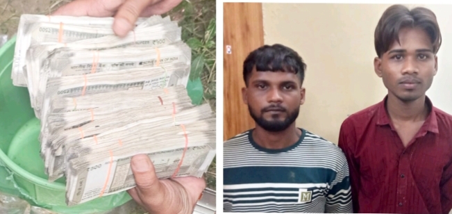 व्यापारी से रात्रि में चाकू की नोक पर लाखों रूपये लूट कर भागने वाले आरोपी गिरफ्तार, नगद 10.44 लाख रुपए बरामद
