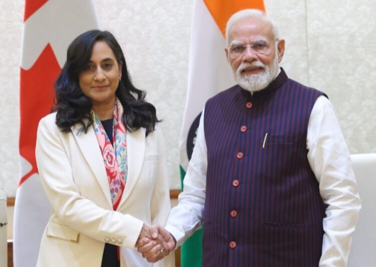 पीएम मोदी से कनाडा की विदेश मंत्री ने की मुलाकात, व्यापार, कृषि और एनर्जी समेत कई मुद्दों पर हुई चर्चा