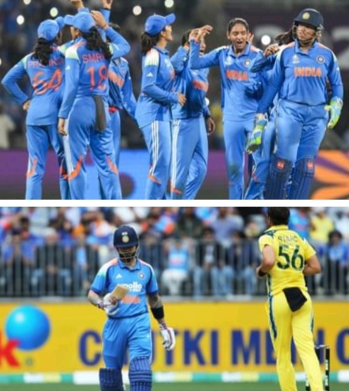 भारतीय बेटियों ने जीत के साथ सेमीफाइनल में किया प्रवेश, बेटों ने हार कर सीरीज गंवाया