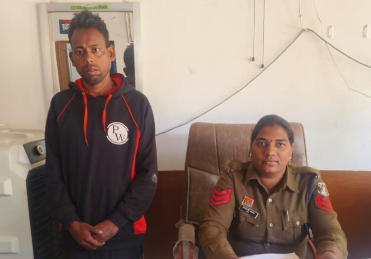 नहाती हुई महिला को देखकर गलत नियत से घर में घुसकर छेड़छाड़ करने वाला आरोपी गिरफ्तार
