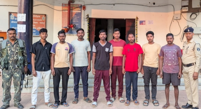 छेड़छाड़ और दुष्कर्म के 9 आरोपियों को पुलिस ने चंद घंटो में हिरासत में लिया