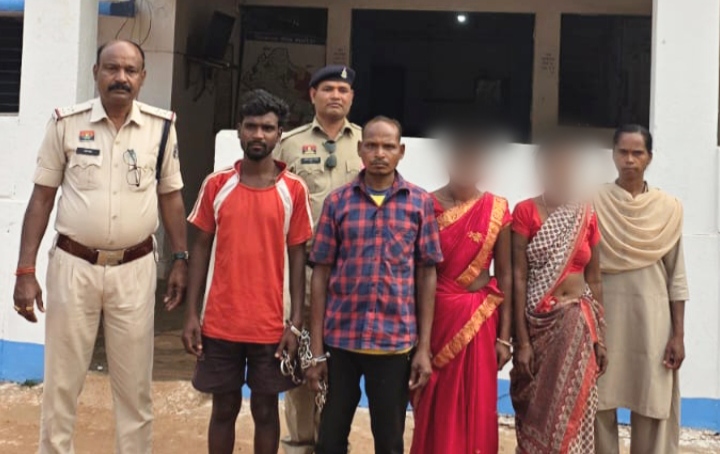 जादू-टोना के शक में महिला के गुप्तांग में डंडा डालकर निर्मम हत्या, पति सहित चार आरोपी गिरफ्तार
