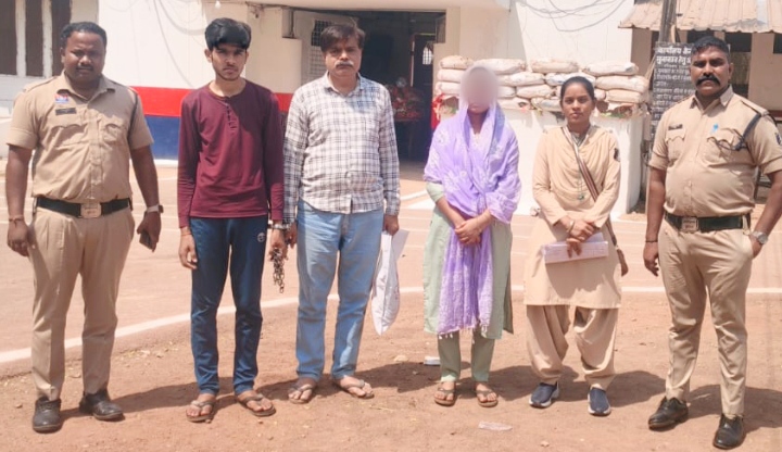युवक को आत्महत्या के लिए उकसाने वाली आरोपी पत्नी और उसके दो परिजन आरोपी गिरफ्तार