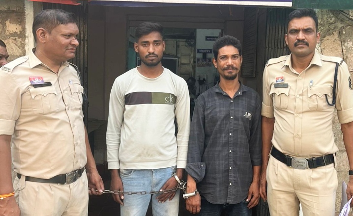 यातायात पुलिस द्वारा जप्त वाहन पुलिस कस्टडी से चुराने वाला मालिक और चालक गिरफ्तार