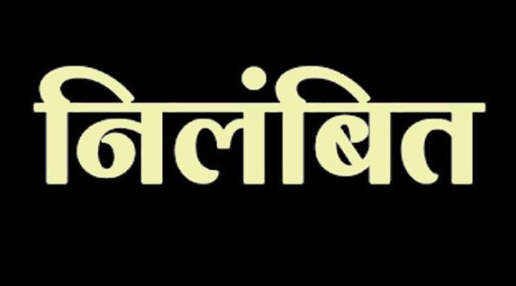 गंभीर लापरवाही एवं अनियमितता बरतने पर तहसीलदार निलंबित