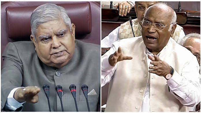 उपराष्ट्रपति ने मल्लिकार्जुन खरगे के प्रति नाराजगी जाहिर करते हुए कहा- आपने कुर्सी का जितना अपमान किया है, उतना किसी ने नहीं किया