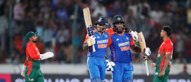 रिकॉर्डतोड़ मैच में भारत ने बांग्लादेश को 133 रन से हराकर 3- 0 से किया क्लीन स्वीप, संजू सैमसन ने खेली ताबड़तोड़ शतकीय पारी